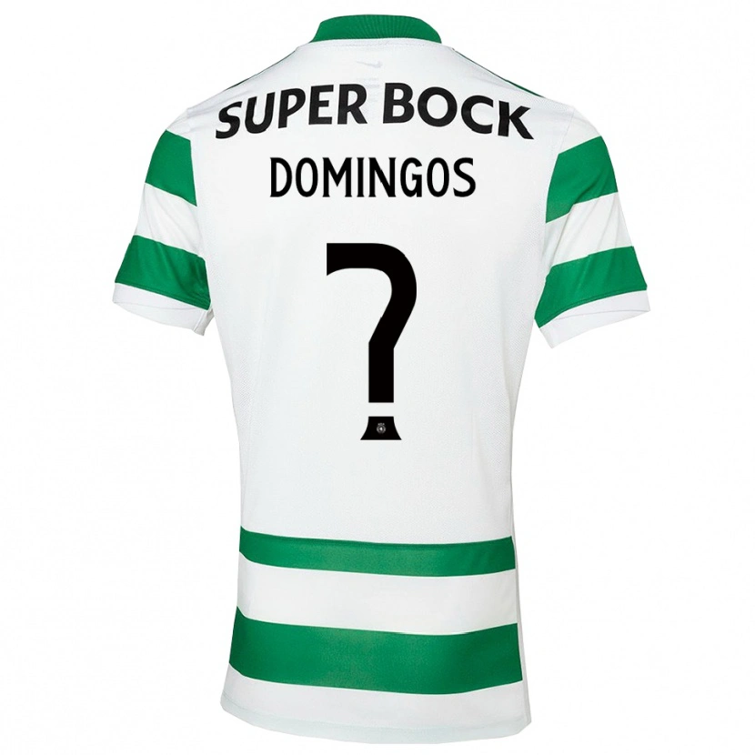 Danxen Män Estefanio Domingos #0 Grön Vit Hemmatröja Matchtröjor 2025/26 Tröjor T-Tröja