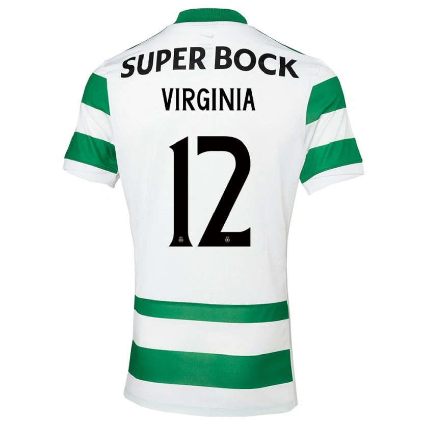 Danxen Män João Virgínia #12 Grön Vit Hemmatröja Matchtröjor 2025/26 Tröjor T-Tröja