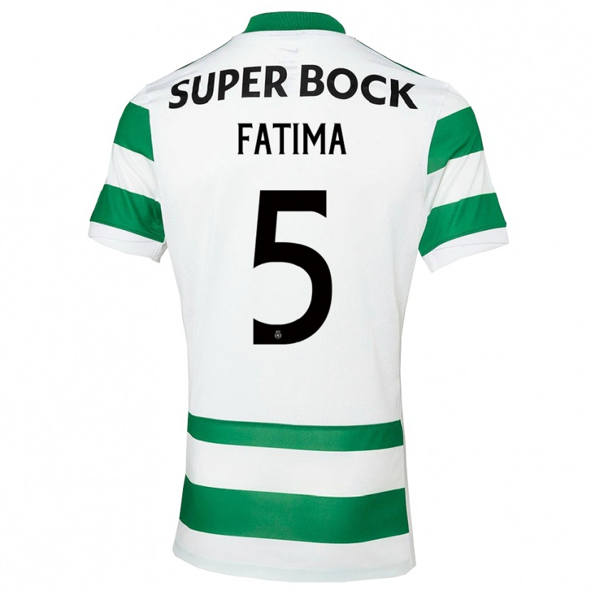 Danxen Män Francisca Fatima Aquino Dutra #5 Grön Vit Hemmatröja Matchtröjor 2025/26 Tröjor T-Tröja