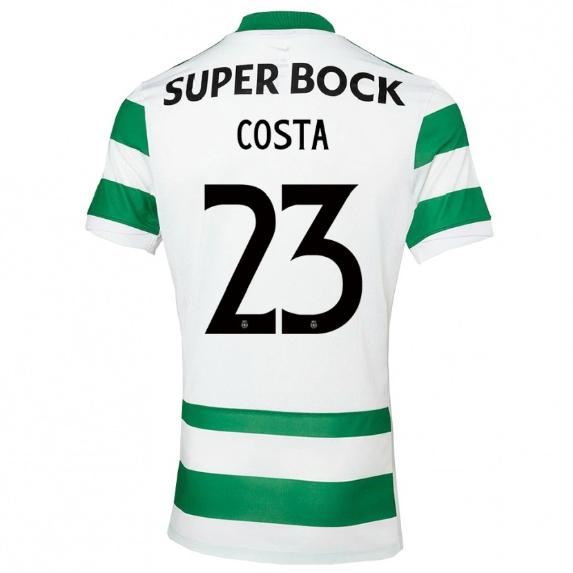 Danxen Män Manuel Costa #23 Grön Vit Hemmatröja Matchtröjor 2025/26 Tröjor T-Tröja
