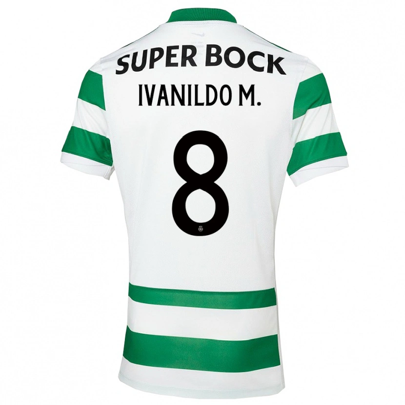 Danxen Män Ivanildo #8 Grön Vit Hemmatröja Matchtröjor 2025/26 Tröjor T-Tröja