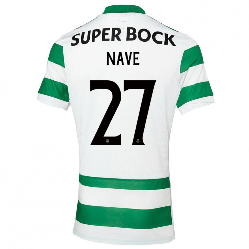 Danxen Män Matilde Nave #27 Grön Vit Hemmatröja Matchtröjor 2025/26 Tröjor T-Tröja