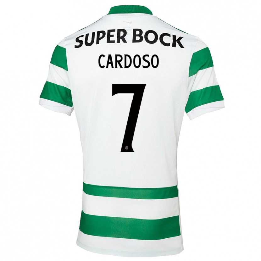 Danxen Män Paulo Cardoso #7 Grön Vit Hemmatröja Matchtröjor 2025/26 Tröjor T-Tröja