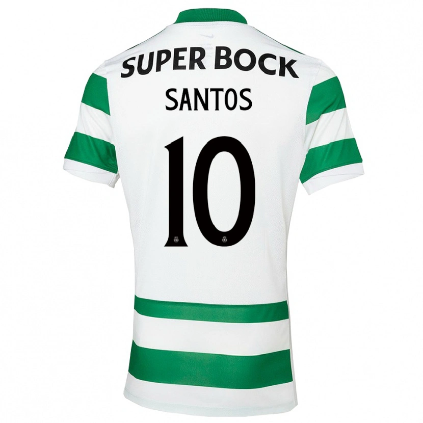 Danxen Män Gui Santos #10 Grön Vit Hemmatröja Matchtröjor 2025/26 Tröjor T-Tröja