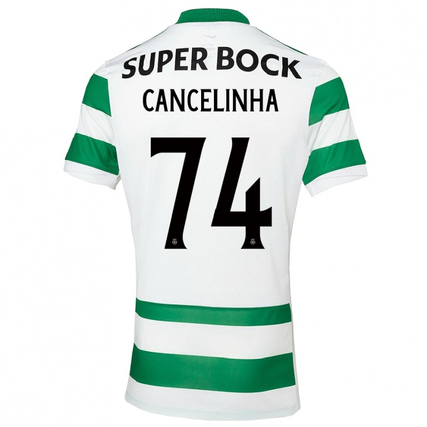 Danxen Män Érica Cancelinha #74 Grön Vit Hemmatröja Matchtröjor 2025/26 Tröjor T-Tröja