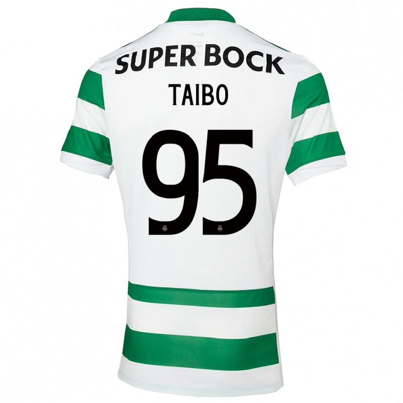 Danxen Män Lucas Taibo #95 Grön Vit Hemmatröja Matchtröjor 2025/26 Tröjor T-Tröja
