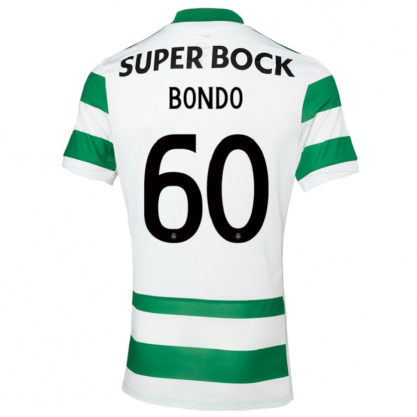 Danxen Män Pedro Bondo #60 Grön Vit Hemmatröja Matchtröjor 2025/26 Tröjor T-Tröja