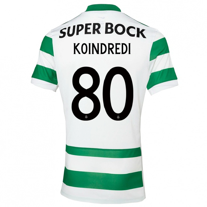 Danxen Män Koba Koindredi #80 Grön Vit Hemmatröja Matchtröjor 2025/26 Tröjor T-Tröja