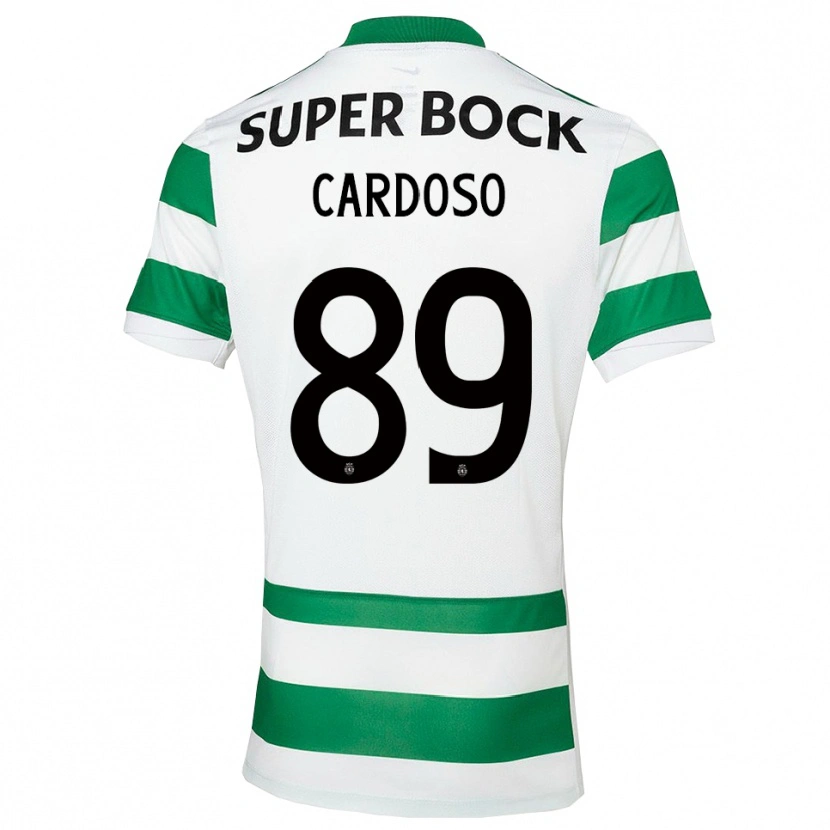 Danxen Män Nilton Cardoso #89 Grön Vit Hemmatröja Matchtröjor 2025/26 Tröjor T-Tröja