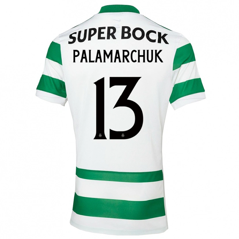 Danxen Män Cristiano Vitaly Palamarchuk #13 Grön Vit Hemmatröja Matchtröjor 2025/26 Tröjor T-Tröja