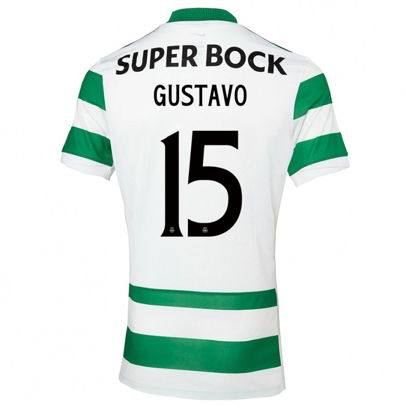 Danxen Män Luís Gustavo #15 Grön Vit Hemmatröja Matchtröjor 2025/26 Tröjor T-Tröja