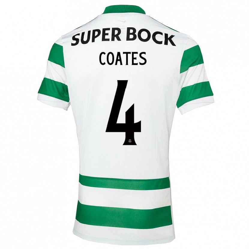 Danxen Män Sebastian Coates #4 Grön Vit Hemmatröja Matchtröjor 2025/26 Tröjor T-Tröja