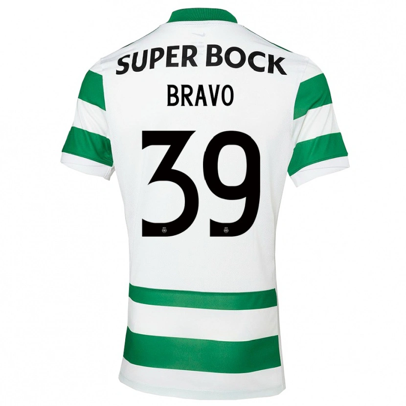 Danxen Män Andreia Bravo #39 Grön Vit Hemmatröja Matchtröjor 2025/26 Tröjor T-Tröja