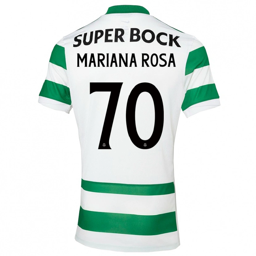 Danxen Män Mariana Silva Pinto Vilaça Da Rosa #70 Grön Vit Hemmatröja Matchtröjor 2025/26 Tröjor T-Tröja