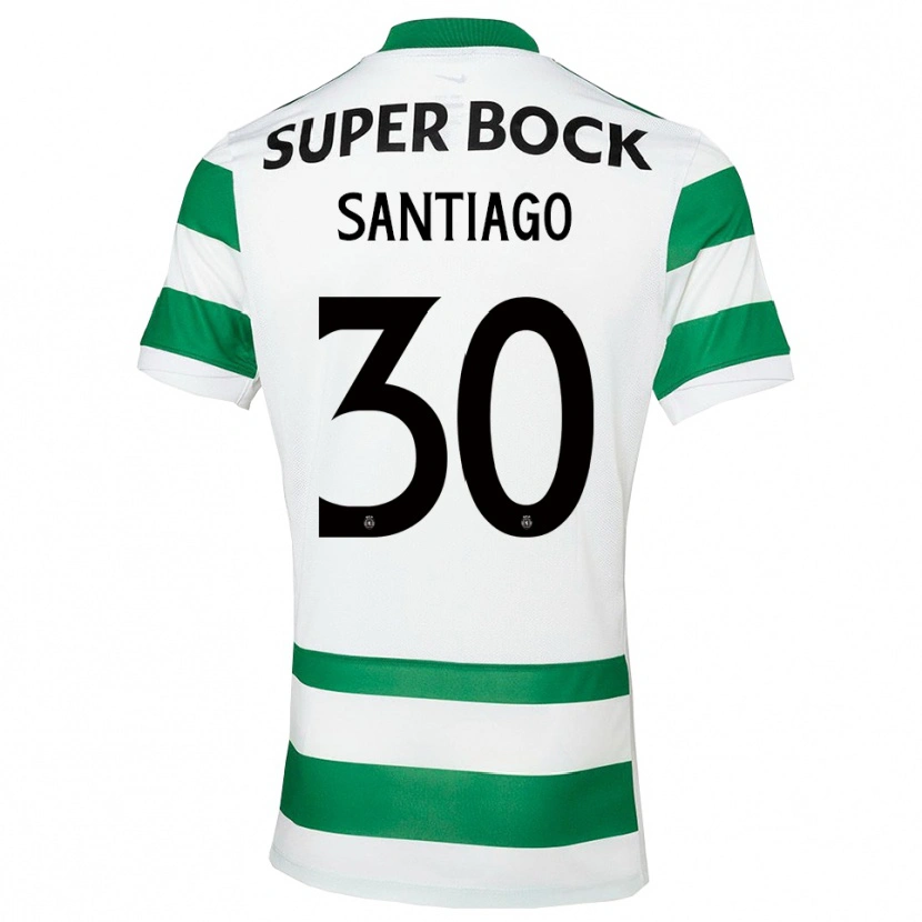 Danxen Män Carolina Santiago #30 Grön Vit Hemmatröja Matchtröjor 2025/26 Tröjor T-Tröja