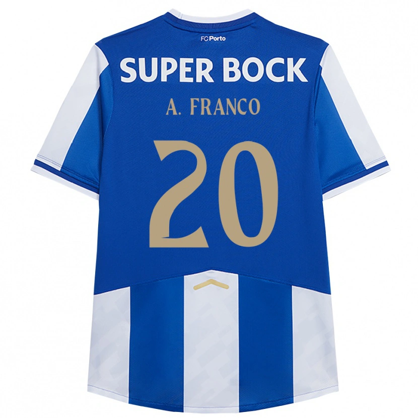 Danxen Män André Franco #20 Blå Vit Hemmatröja Matchtröjor 2025/26 Tröjor T-Tröja