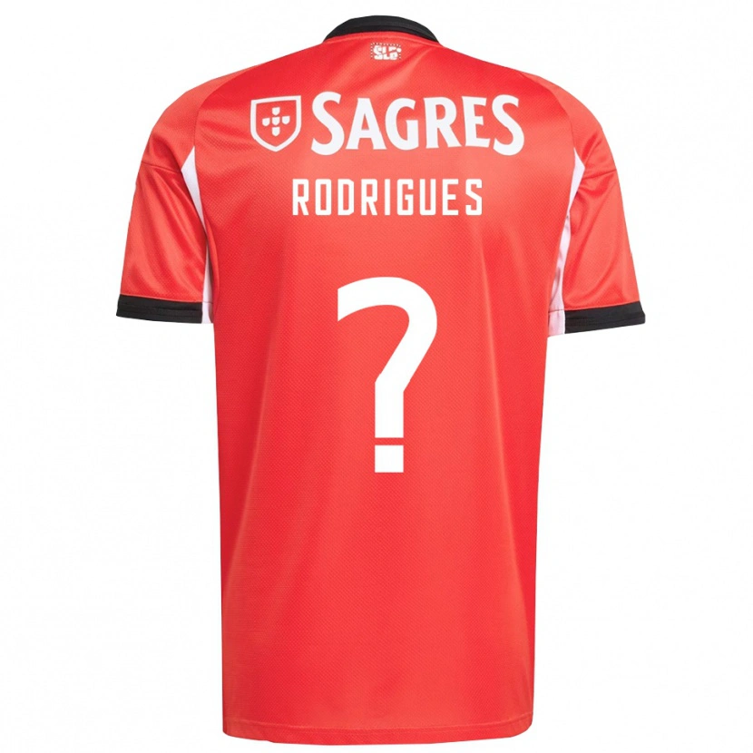 Danxen Män Miguel Rodrigues #0 Röd Vit Hemmatröja Matchtröjor 2025/26 Tröjor T-Tröja