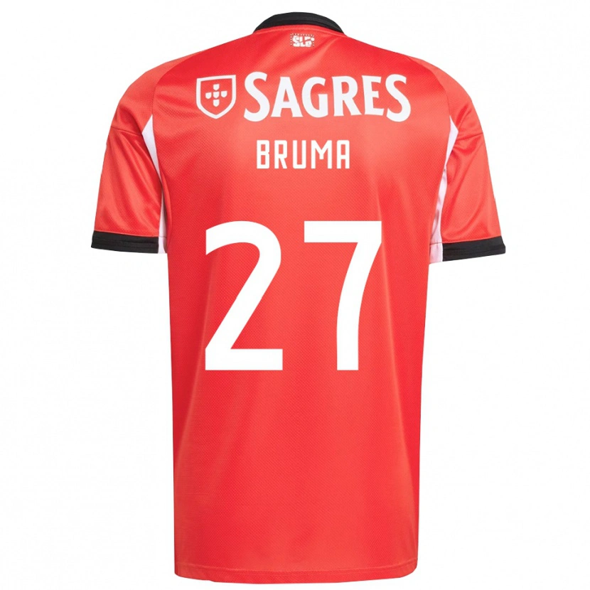 Danxen Män Bruma #27 Röd Vit Hemmatröja Matchtröjor 2025/26 Tröjor T-Tröja