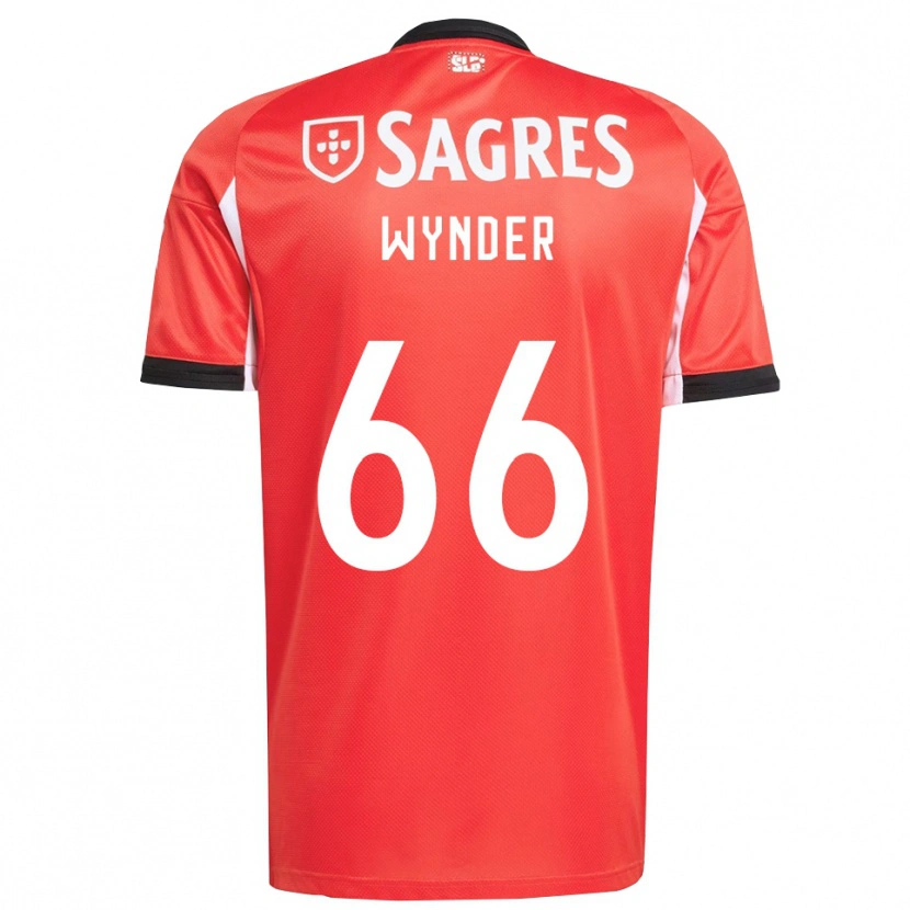 Danxen Män Joshua Wynder #66 Röd Vit Hemmatröja Matchtröjor 2025/26 Tröjor T-Tröja
