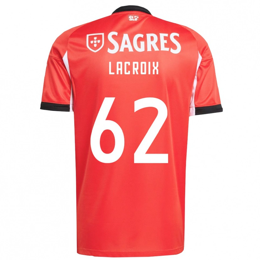 Danxen Män Lenny Lacroix #62 Röd Vit Hemmatröja Matchtröjor 2025/26 Tröjor T-Tröja