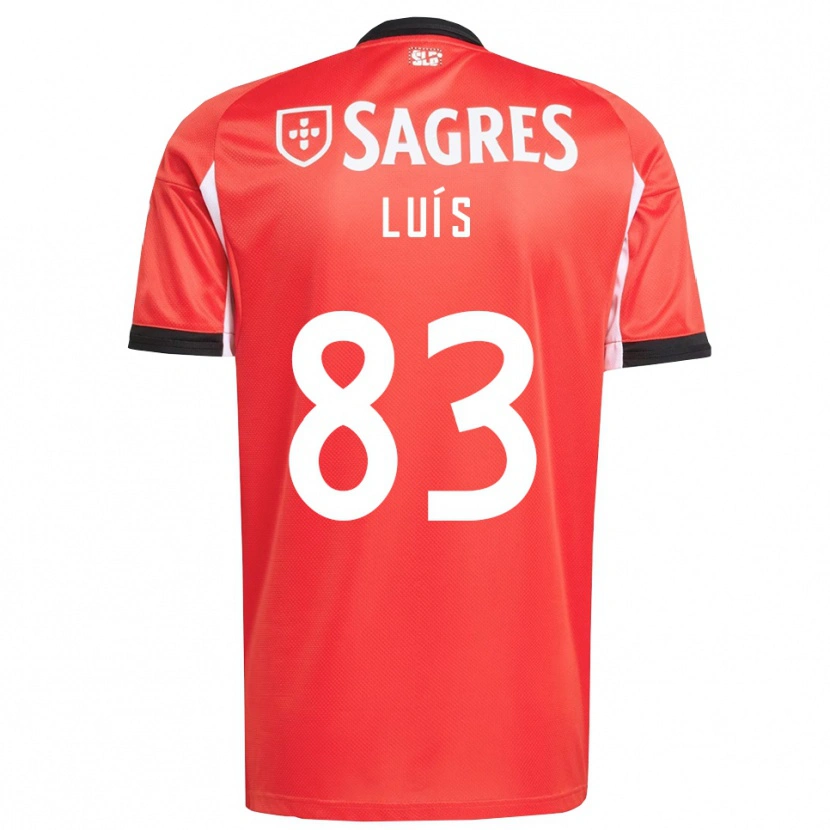 Danxen Män Rafael Luís #83 Röd Vit Hemmatröja Matchtröjor 2025/26 Tröjor T-Tröja