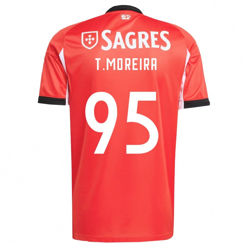 Danxen Män Tomás Moreira #95 Röd Vit Hemmatröja Matchtröjor 2025/26 Tröjor T-Tröja