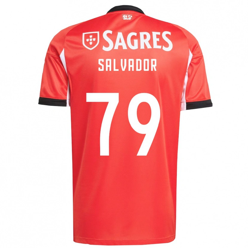 Danxen Män Marta Salvador #79 Röd Vit Hemmatröja Matchtröjor 2025/26 Tröjor T-Tröja
