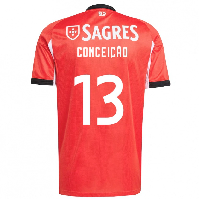 Danxen Män João Conceição #13 Röd Vit Hemmatröja Matchtröjor 2025/26 Tröjor T-Tröja