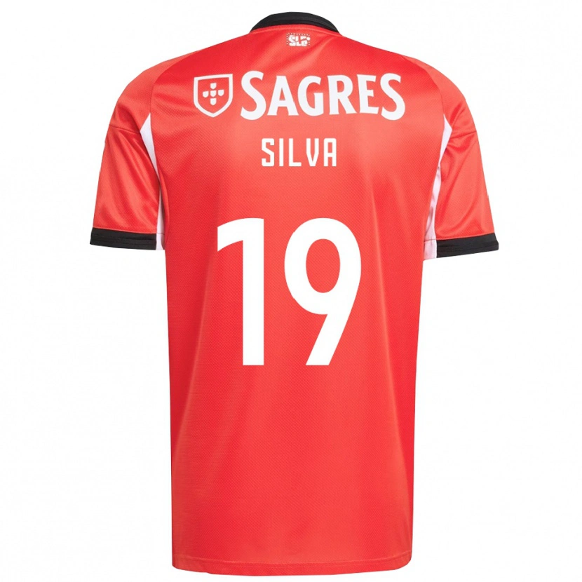 Danxen Män Francisco Silva #19 Röd Vit Hemmatröja Matchtröjor 2025/26 Tröjor T-Tröja