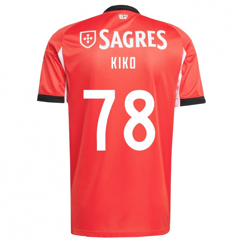 Danxen Män Kiko #78 Röd Vit Hemmatröja Matchtröjor 2025/26 Tröjor T-Tröja