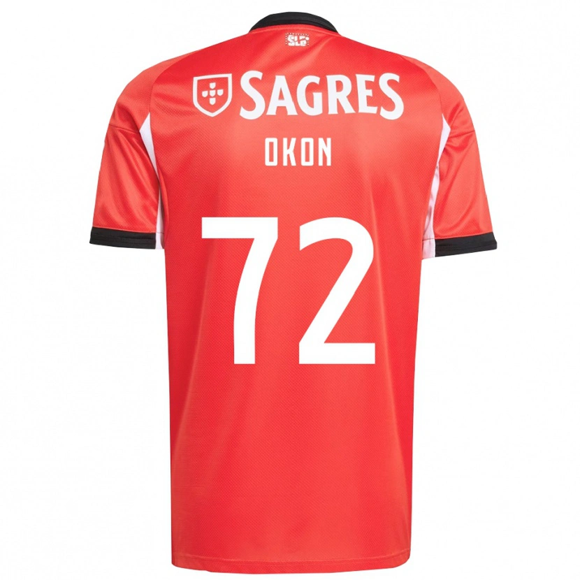 Danxen Män Paul Okon #72 Röd Vit Hemmatröja Matchtröjor 2025/26 Tröjor T-Tröja