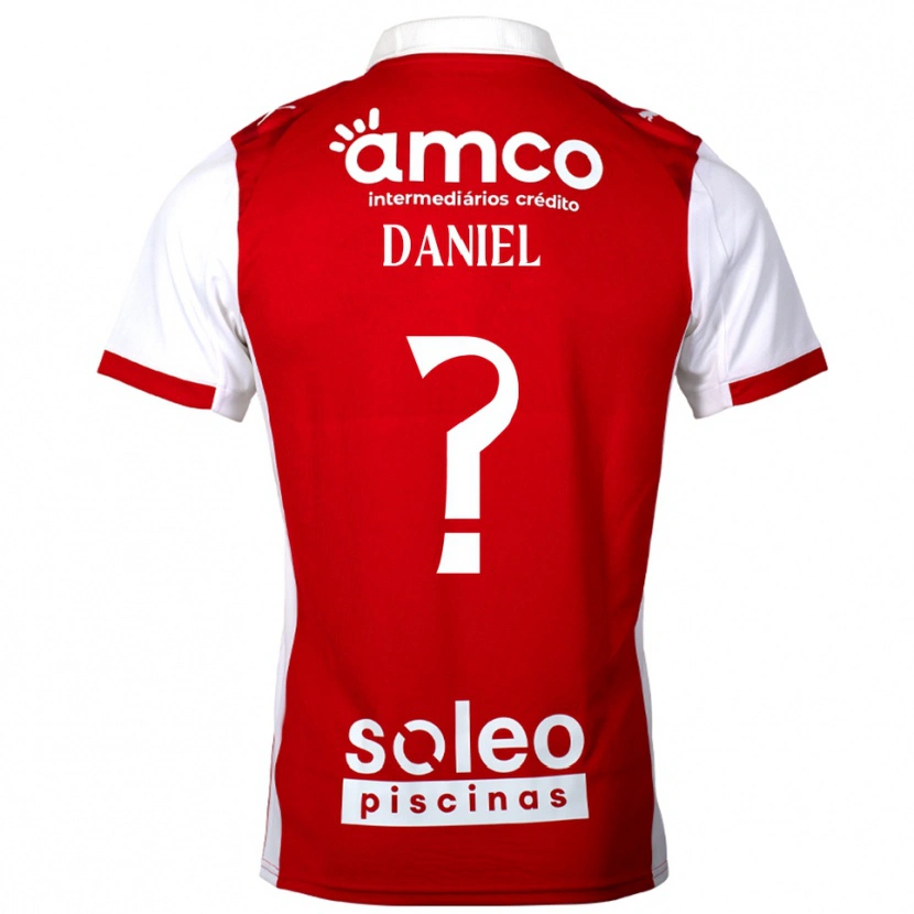 Danxen Män Paulo Daniel #0 Röd Vit Hemmatröja Matchtröjor 2025/26 Tröjor T-Tröja