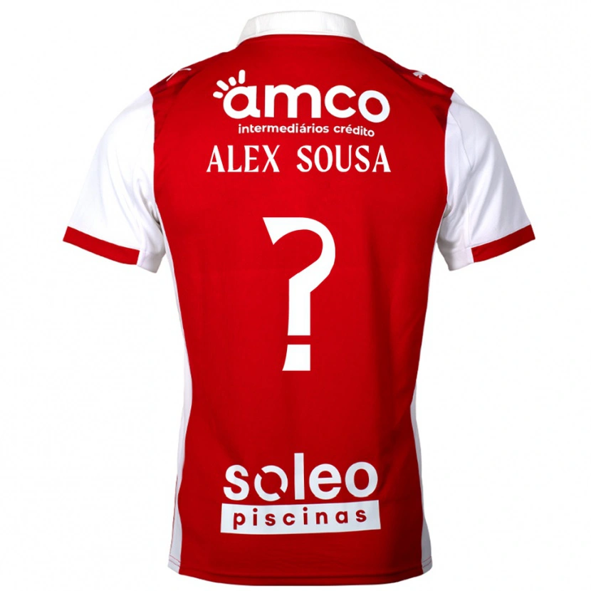 Danxen Män Alex Sousa #0 Röd Vit Hemmatröja Matchtröjor 2025/26 Tröjor T-Tröja
