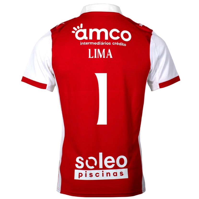 Danxen Män Aline Lima #1 Röd Vit Hemmatröja Matchtröjor 2025/26 Tröjor T-Tröja