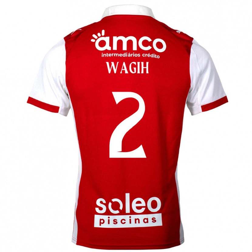 Danxen Män Youssef Wagih #2 Röd Vit Hemmatröja Matchtröjor 2025/26 Tröjor T-Tröja