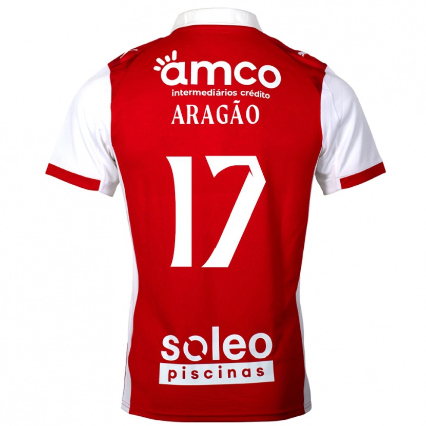 Danxen Män João Aragão #17 Röd Vit Hemmatröja Matchtröjor 2025/26 Tröjor T-Tröja