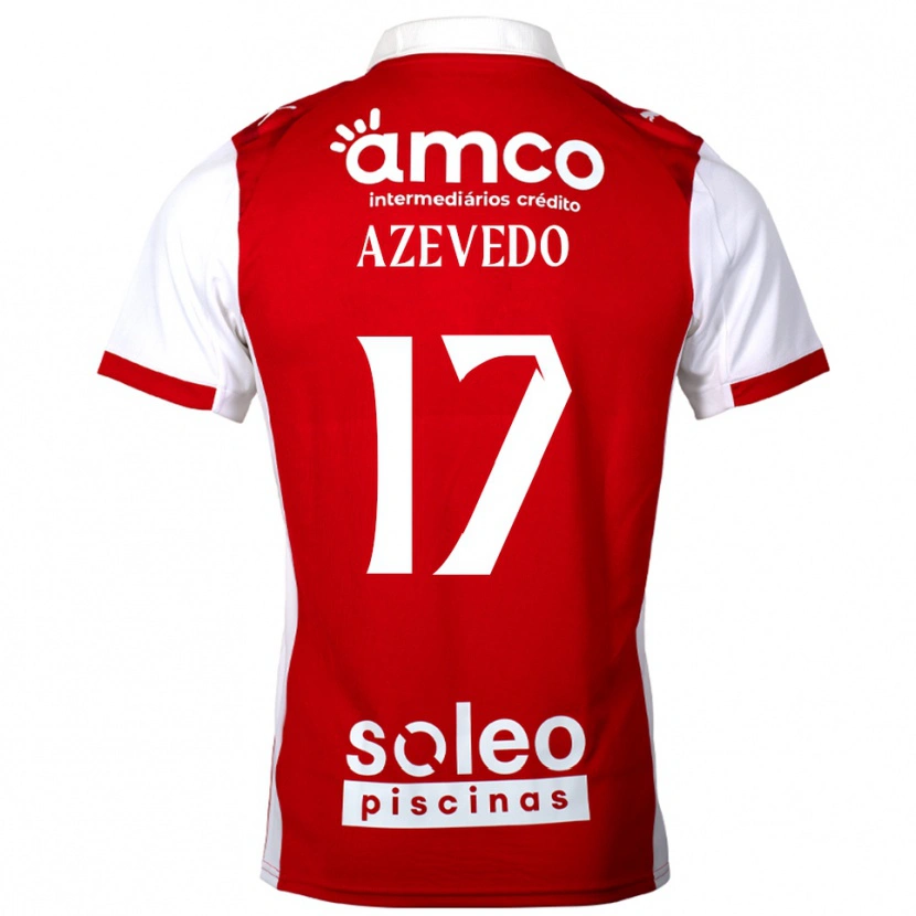 Danxen Män Mariana Azevedo #17 Röd Vit Hemmatröja Matchtröjor 2025/26 Tröjor T-Tröja