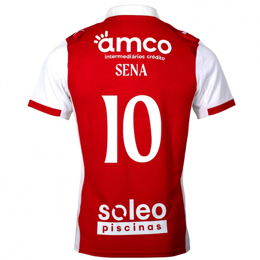 Danxen Män Taty Sena #10 Röd Vit Hemmatröja Matchtröjor 2025/26 Tröjor T-Tröja