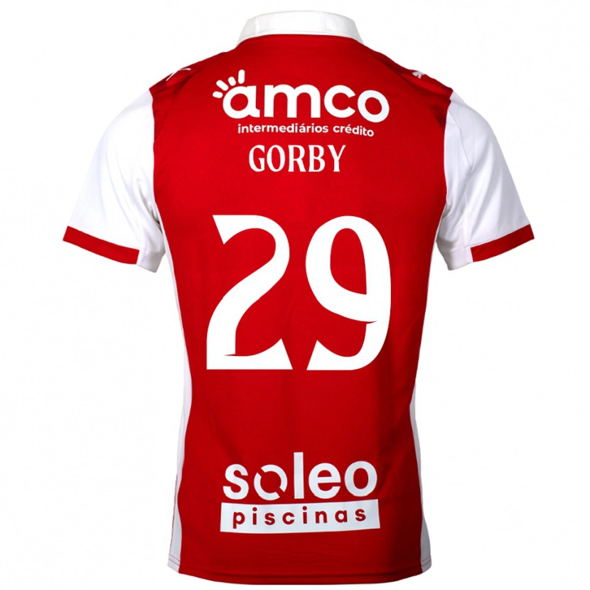 Danxen Män Gorby #29 Röd Vit Hemmatröja Matchtröjor 2025/26 Tröjor T-Tröja