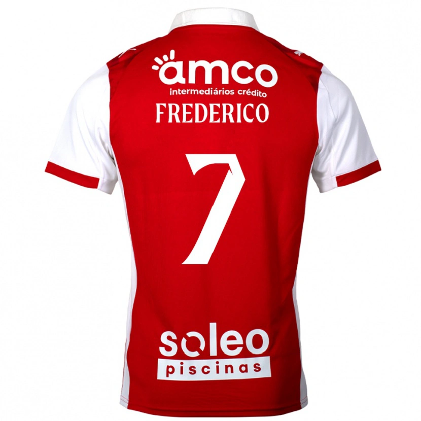 Danxen Män Fredy #7 Röd Vit Hemmatröja Matchtröjor 2025/26 Tröjor T-Tröja