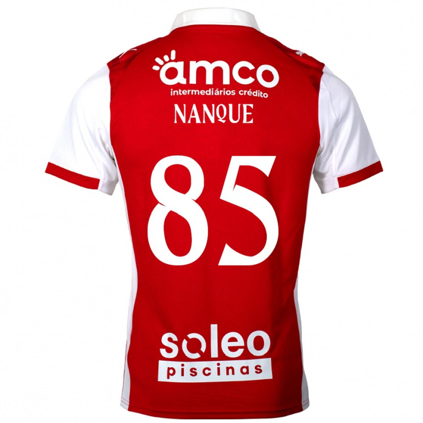 Danxen Män Edgar Nanque #85 Röd Vit Hemmatröja Matchtröjor 2025/26 Tröjor T-Tröja