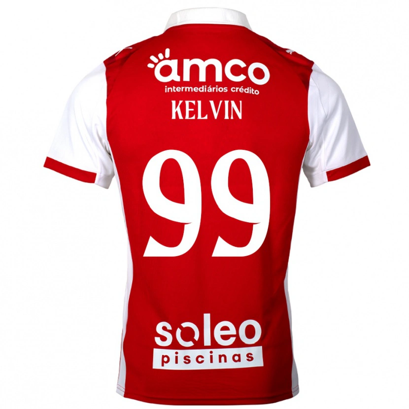 Danxen Män Kauan Kelvin #99 Röd Vit Hemmatröja Matchtröjor 2025/26 Tröjor T-Tröja