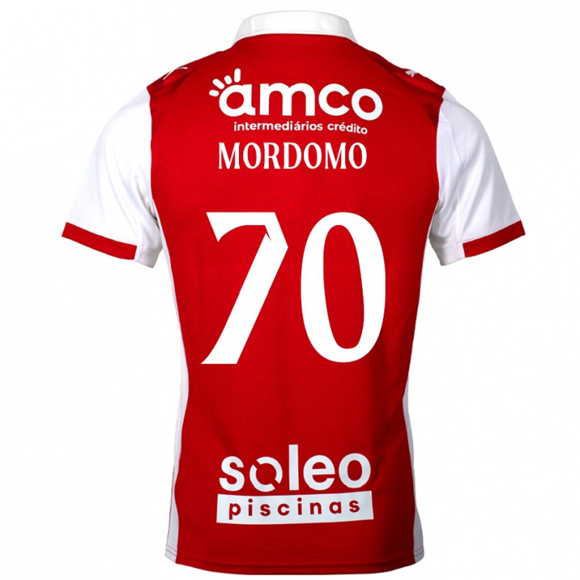 Danxen Män Mordomo #70 Röd Vit Hemmatröja Matchtröjor 2025/26 Tröjor T-Tröja