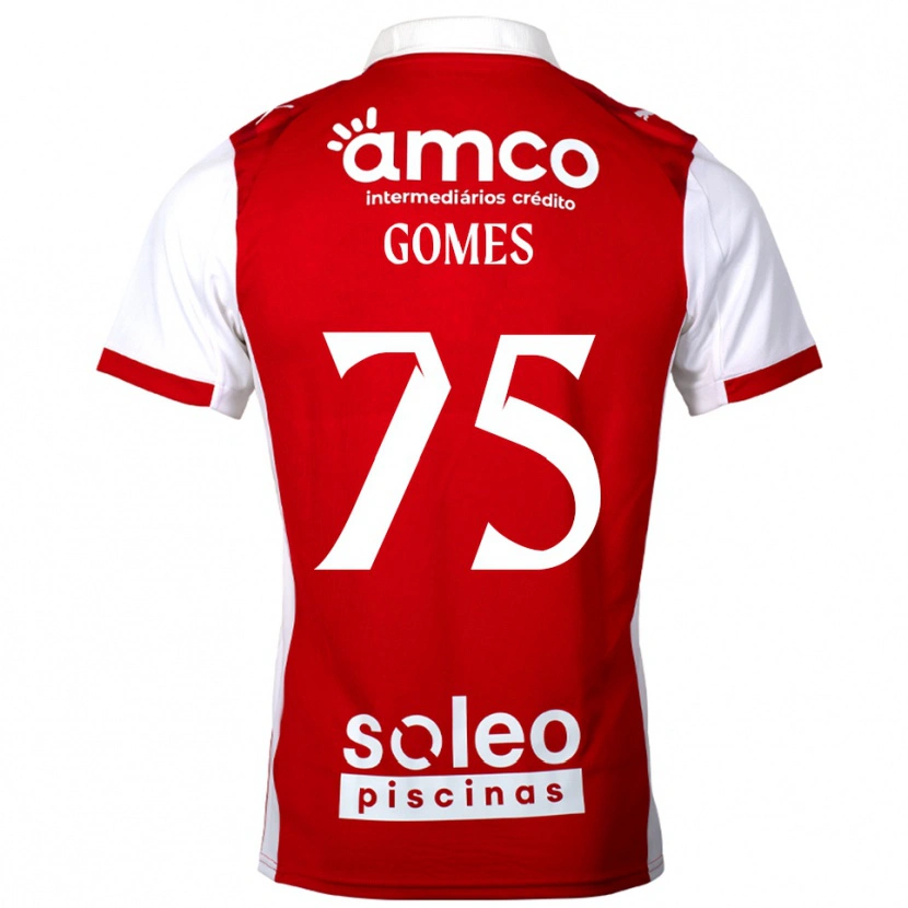 Danxen Män Tomás Müller #75 Röd Vit Hemmatröja Matchtröjor 2025/26 Tröjor T-Tröja