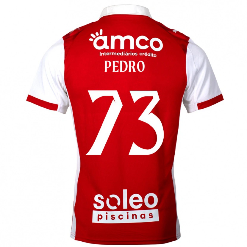 Danxen Män Zé Pedro #73 Röd Vit Hemmatröja Matchtröjor 2025/26 Tröjor T-Tröja