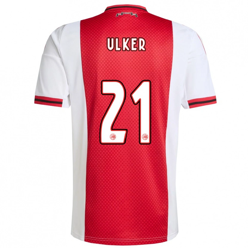 Danxen Män Ufuk Ulker #21 Röd Vit Hemmatröja Matchtröjor 2025/26 Tröjor T-Tröja