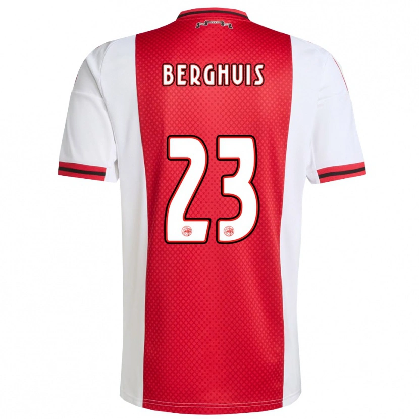 Danxen Män Steven Berghuis #23 Röd Vit Hemmatröja Matchtröjor 2025/26 Tröjor T-Tröja
