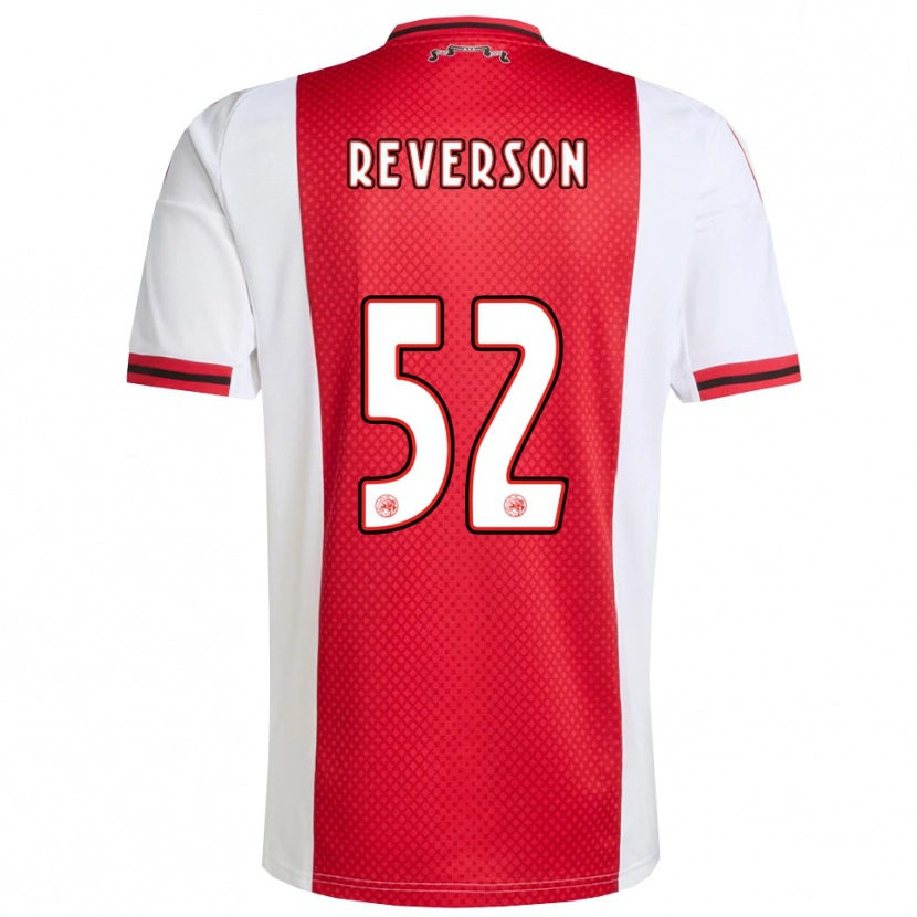 Danxen Män Paul Reverson #52 Röd Vit Hemmatröja Matchtröjor 2025/26 Tröjor T-Tröja