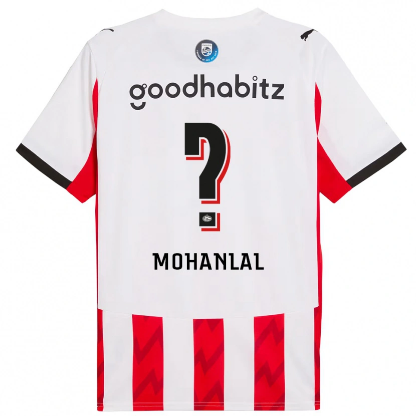 Danxen Män Pawan Mohanlal #0 Röd Vit Hemmatröja Matchtröjor 2025/26 Tröjor T-Tröja