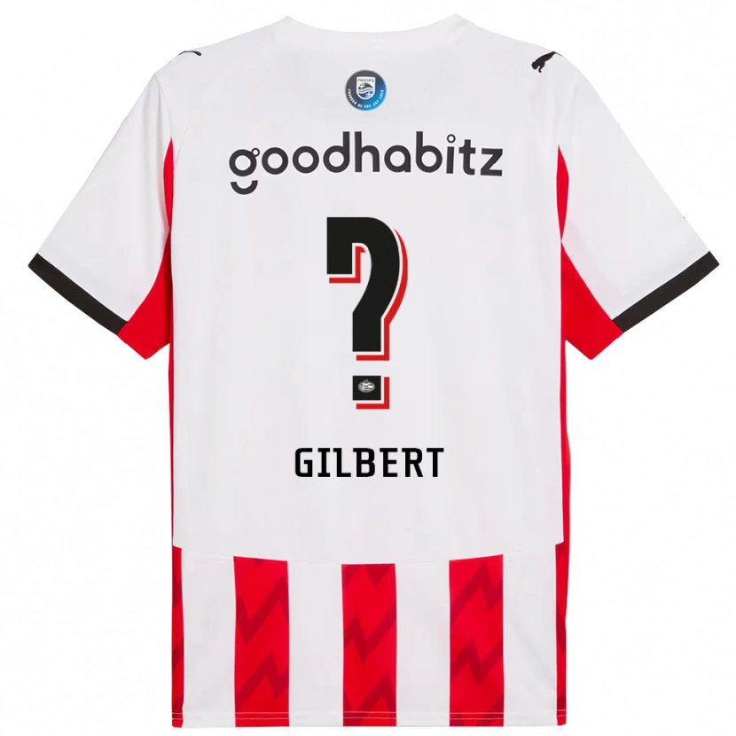Danxen Män Dantaye Gilbert #0 Röd Vit Hemmatröja Matchtröjor 2025/26 Tröjor T-Tröja